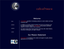 Tablet Screenshot of cobsoftware.com